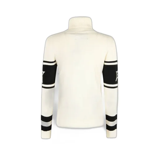 Perfect Moment Two-Tone High-Neck Knitted Jumper
