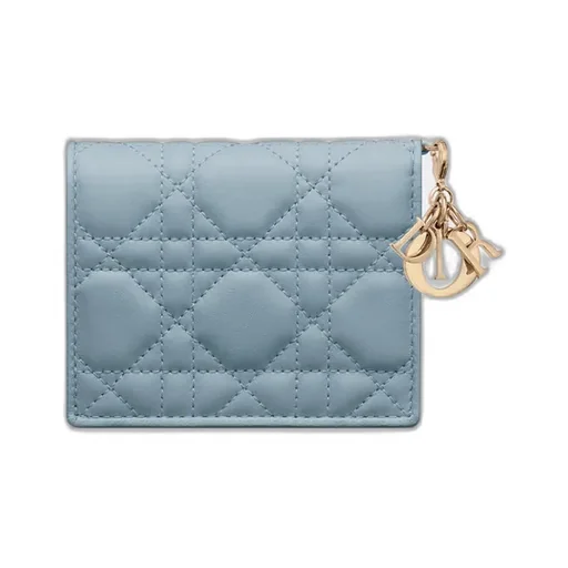Mini Lady Dior Gardenia Wallet