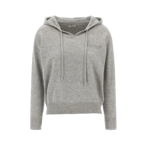 Peserico Drawstring Hooded Sweater