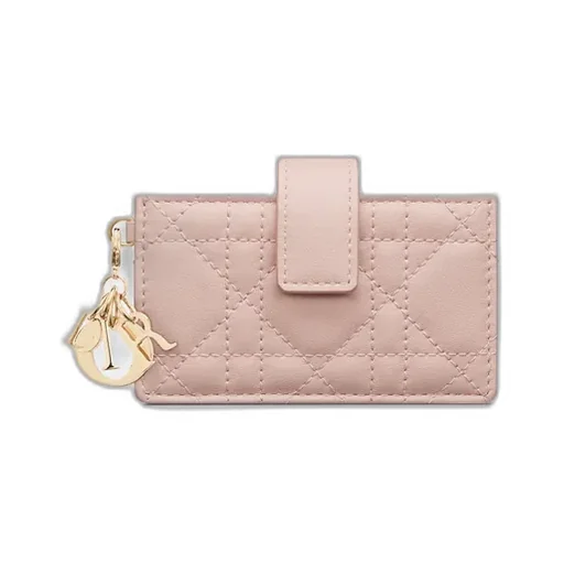 Lady Dior Jasmine Card Holder