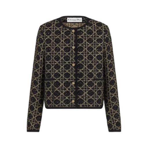 Macrocannage Cropped Jacket