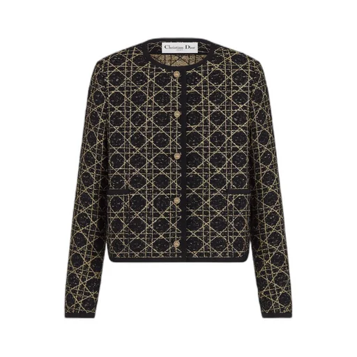 Macrocannage Cropped Jacket