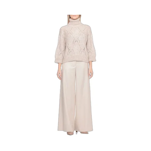 Peserico Perforated High-Neck Knitwear