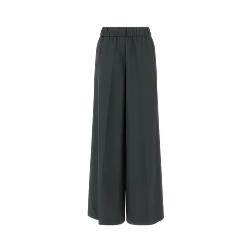 Peserico Wide-Leg Twill Pants