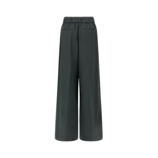 Peserico Wide-Leg Twill Pants