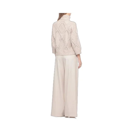 Peserico Perforated High-Neck Knitwear