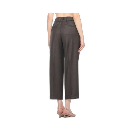 Peserico Elastic Waist Wool Pants