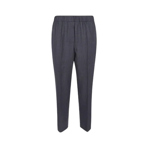 Peserico Elastic-Waist Wool Pants