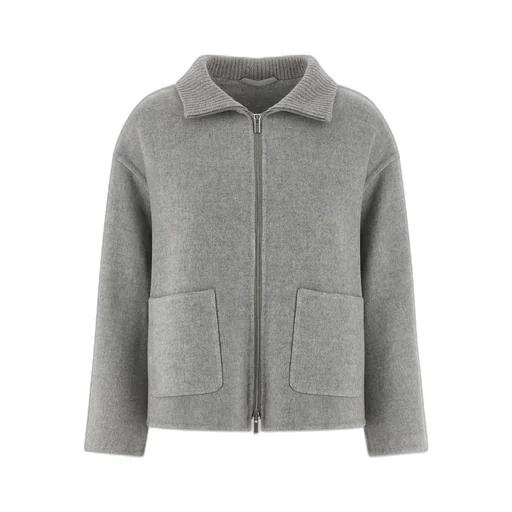 Peserico Zip-Up Knitted Jacket