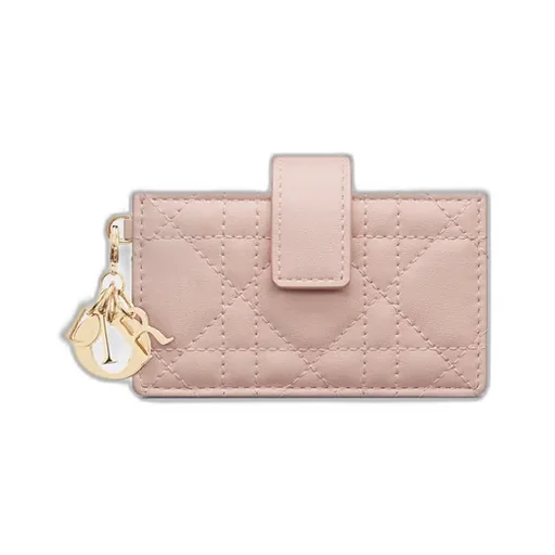 Lady Dior Jasmine Card Holder