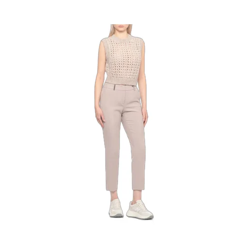 Peserico Lurex Perforated Knit Vest