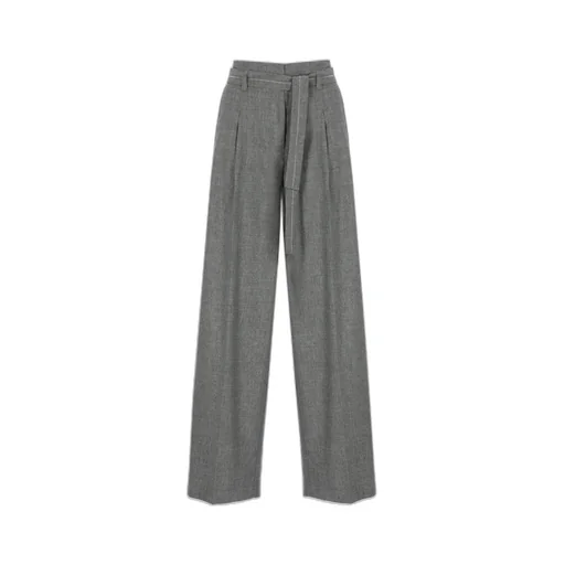 Peserico Belted Wool Pants