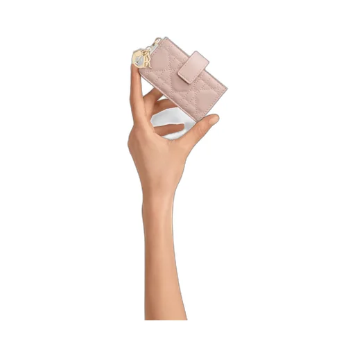 Lady Dior Jasmine Card Holder