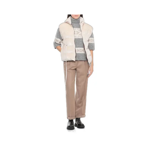 Peserico Patterned High-Neck Knitwear