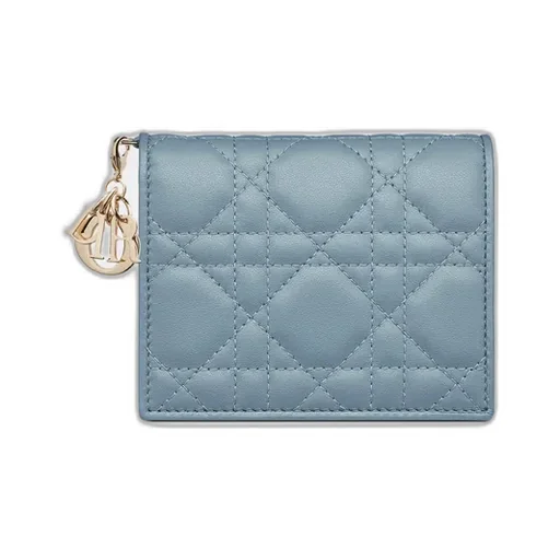 Mini Lady Dior Gardenia Wallet