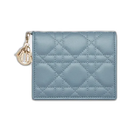 Mini Lady Dior Gardenia Wallet