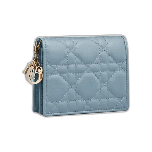 Mini Lady Dior Gardenia Wallet