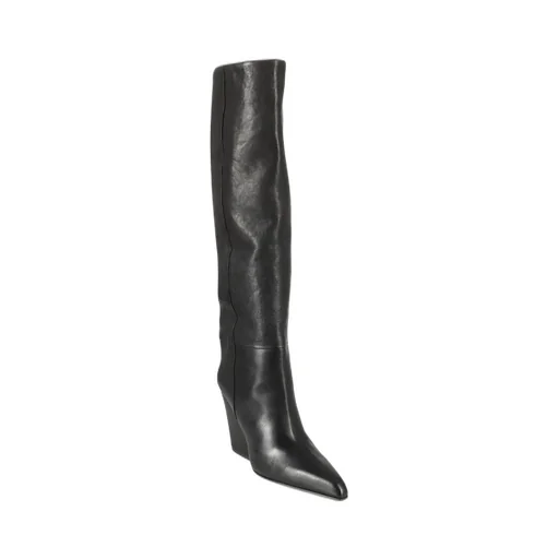 Paris Texas Jane Pointed-Toe Heeled Boots