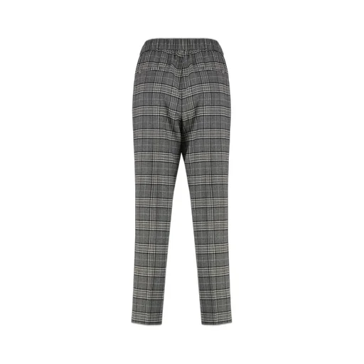 Peserico Check Pattern Tapered Pants