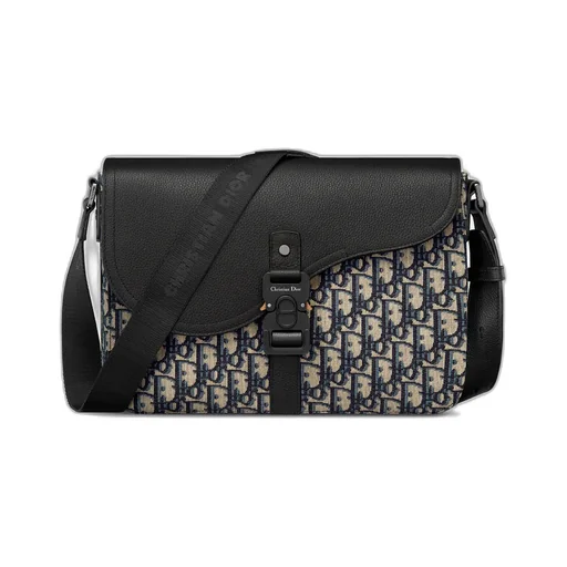 Medium Saddle Messenger Bag With Flap