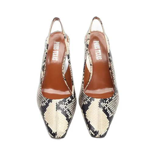 Paris Texas Belle Embossed Slingback Pumps