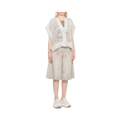 Peserico Perforated Sleeveless Knitwear