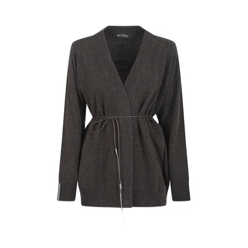 Peserico Belted Cardigan Knitwear