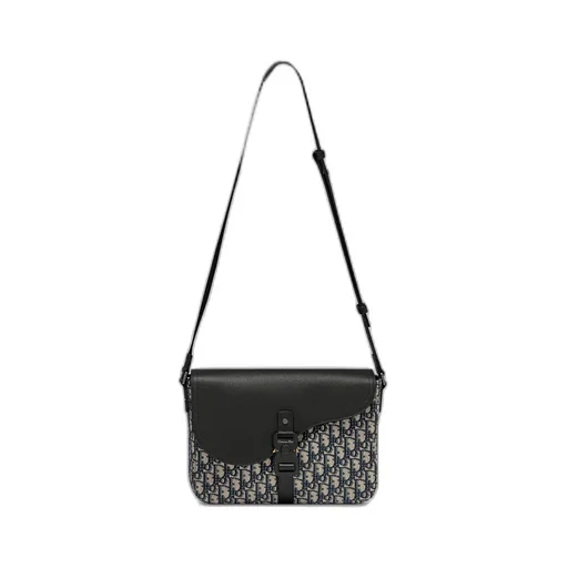 Medium Saddle Messenger Bag With Flap
