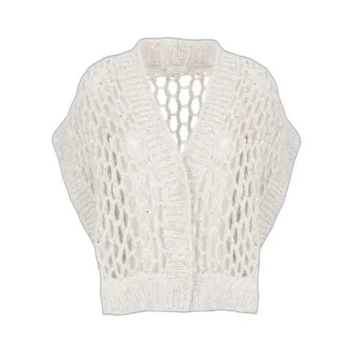 Peserico Perforated Sleeveless Knitwear