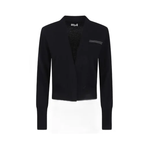 Peserico Open-Front Knitwear
