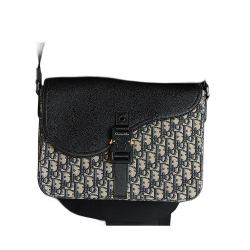 Medium Saddle Messenger Bag With Flap