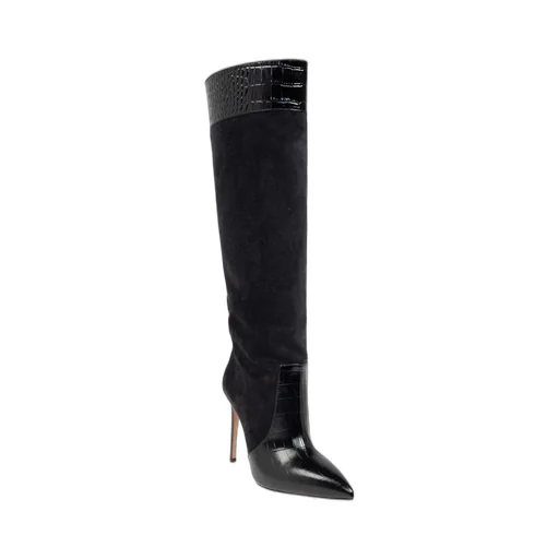 Paris Texas Embossed Point-Toe Stiletto Boots