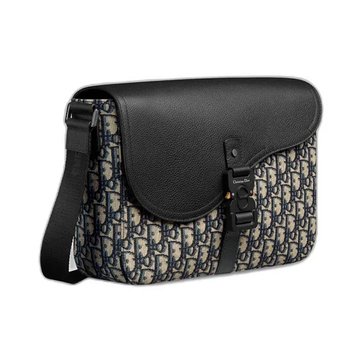 Medium Saddle Messenger Bag With Flap