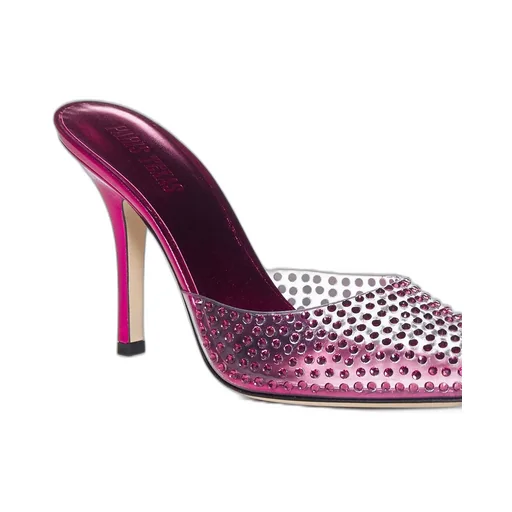 Paris Texas Embellished Pointed Toe Mules