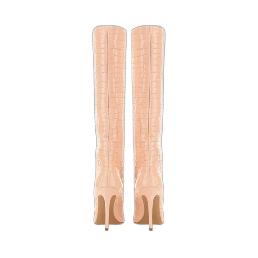 Paris Texas Embossed Heeled Boots