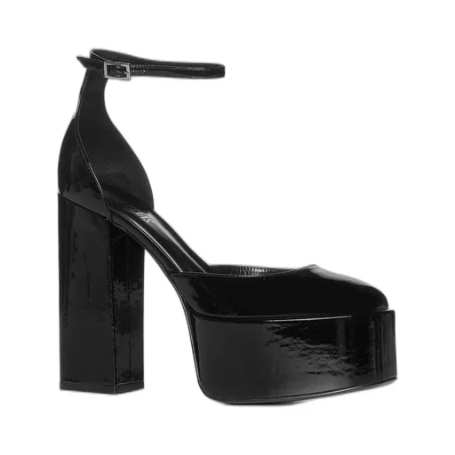 Paris Texas Round Toe Platform Pumps