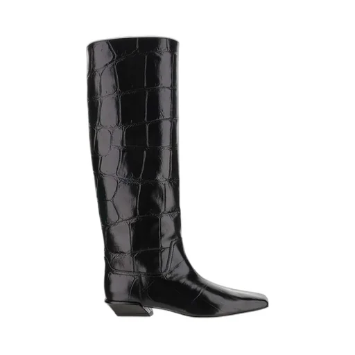 Paris Texas Bettina Embossed Knee-High Boots