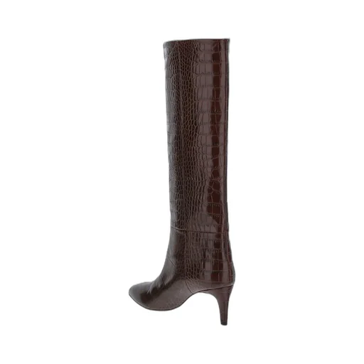 Paris Texas Pointed Toe Mid Heeled Boots