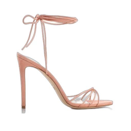 Paris Texas Logo Detailed Lace-Up Sandals