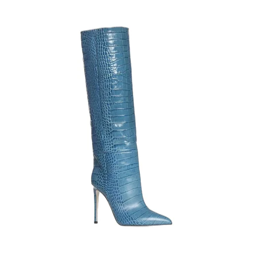Paris Texas Embossed Knee-High Stiletto Boots