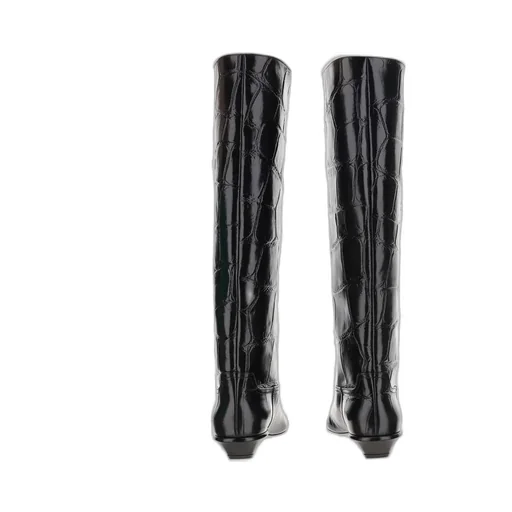 Paris Texas Bettina Embossed Knee-High Boots