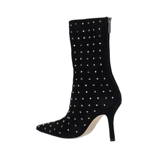 Paris Texas Embellished Pointed Toe Boots