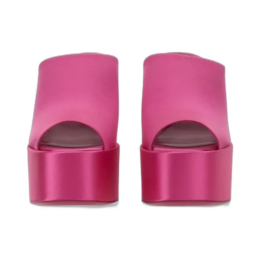 Paris Texas Sasha Block Heel Mules