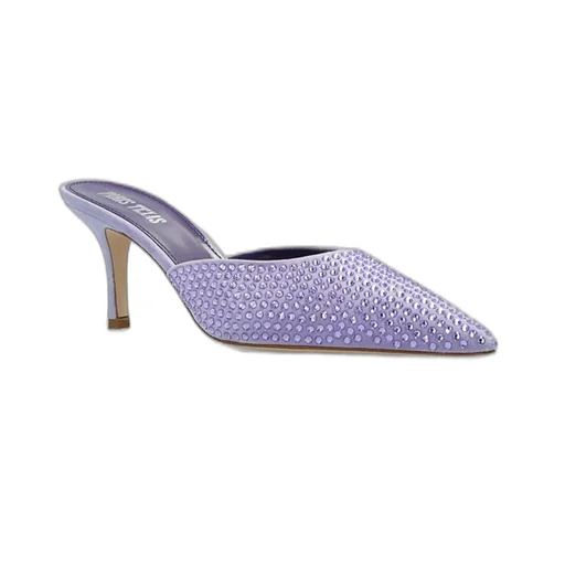 Paris Texas Hollywood Embellished Heeled Mules