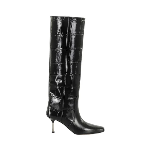 Paris Texas Embossed High Heeled Boots