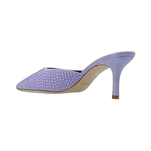 Paris Texas Hollywood Embellished Heeled Mules