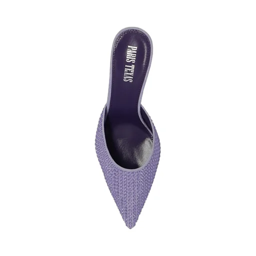 Paris Texas Hollywood Embellished Heeled Mules