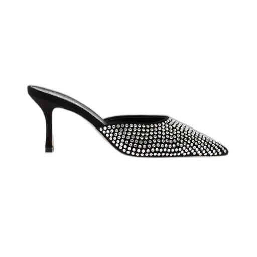 Paris Texas Hollywood Embellished Heeled Mules