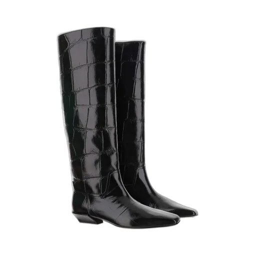 Paris Texas Bettina Embossed Knee-High Boots