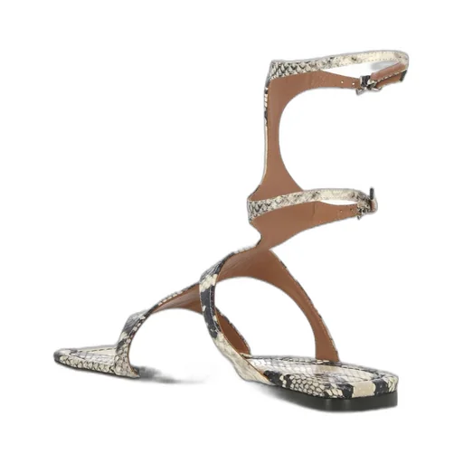 Paris Texas Uma Embossed Flat Sandals